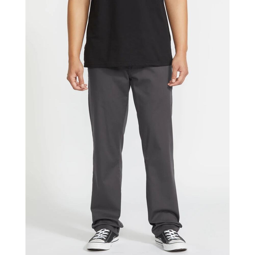Volcom Frickin Modern Stretch Chino Pants Men's Size 28 Charcoal Gray